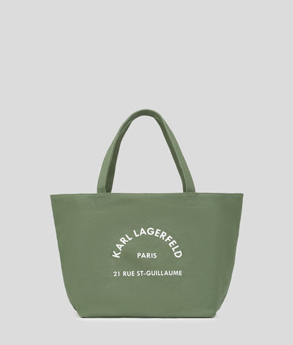 KarlLagerfeld Rue St-Guillaume Shopper Oil Green