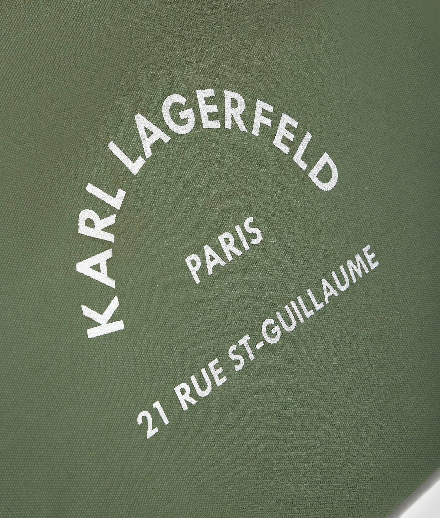 KarlLagerfeld Rue St-Guillaume Shopper Oil Green