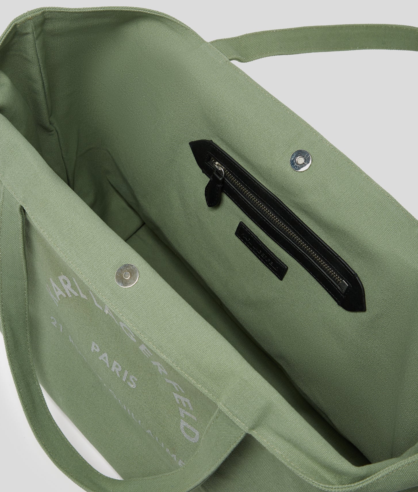 KarlLagerfeld Rue St-Guillaume Shopper Oil Green