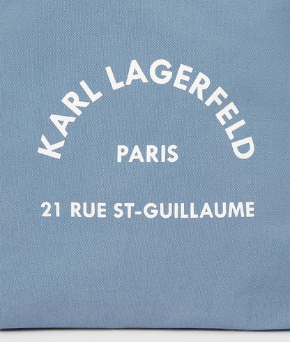 KarlLagerfeld Rue St-Guillaume Shopper Blue Bloom