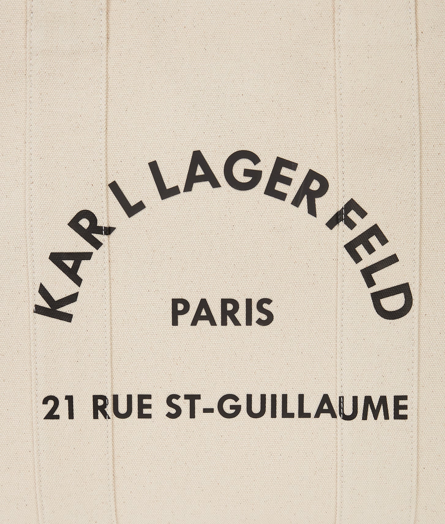 KarlLagerfeld Rue St-Guillaume Large Tote Bag Natural