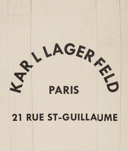KarlLagerfeld Rue St-Guillaume Large Tote Bag Natural