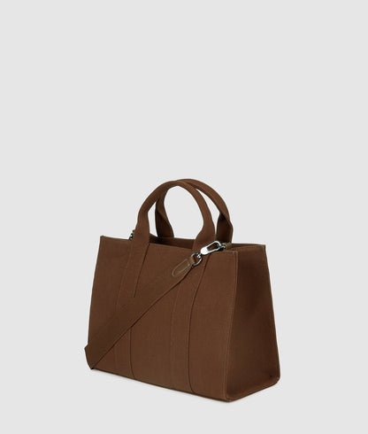 KarlLagerfeld Rue St-Guillaume Medium Square Tote Bag Friar Brown