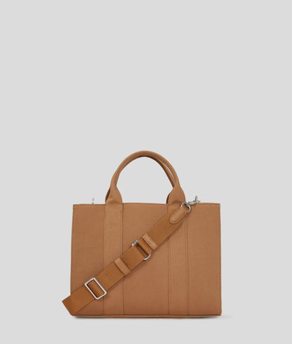KarlLagerfeld Rue St-Guillaume Medium Square Tote Bag Caramel