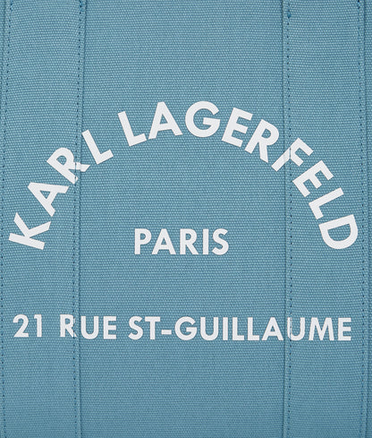 Rue St-Guillaume Medium Square Tote Bag Dark Still Water Dark Still Water