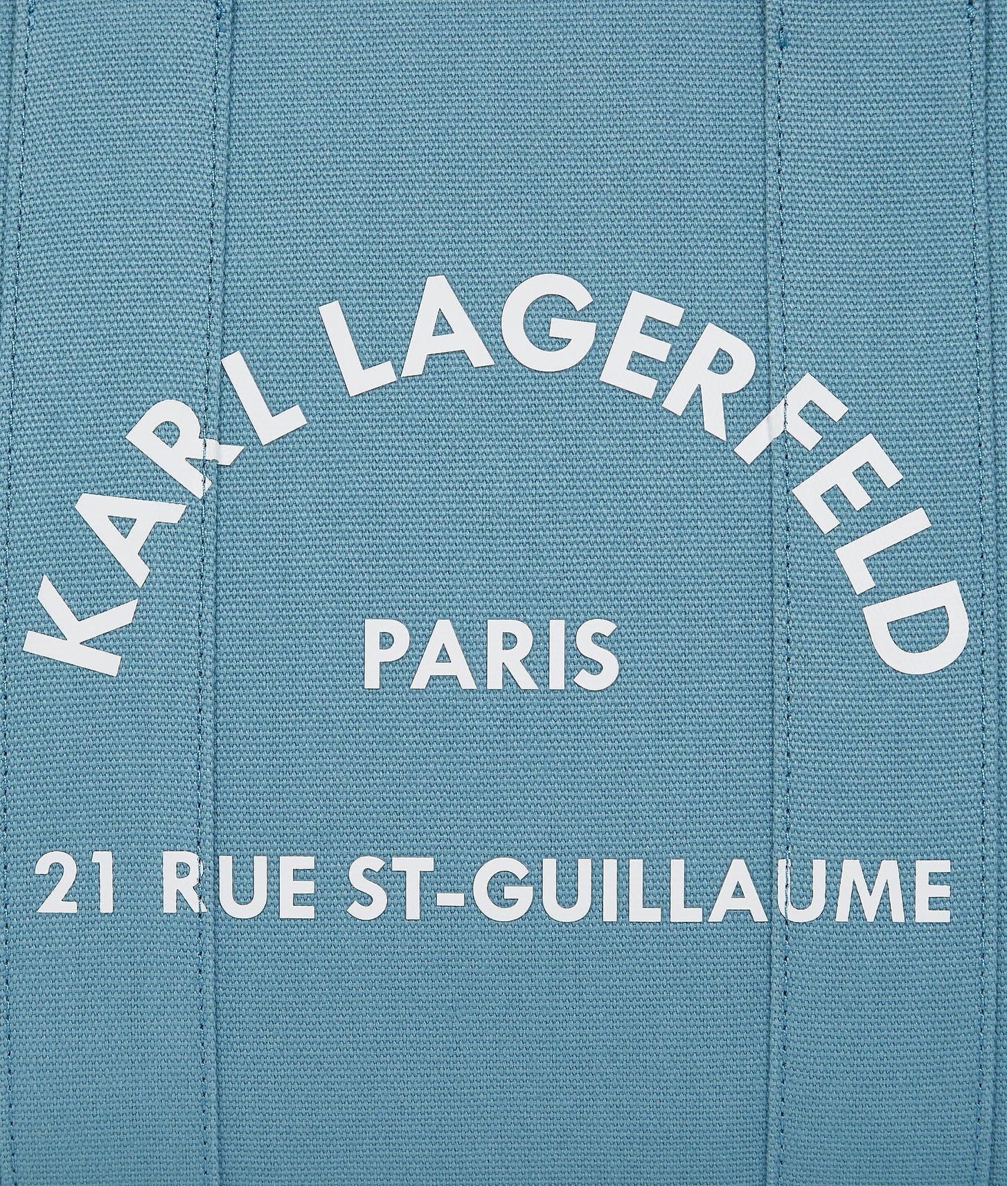 KarlLagerfeld Rue St-Guillaume Medium Square Tote Bag Dark Still Water