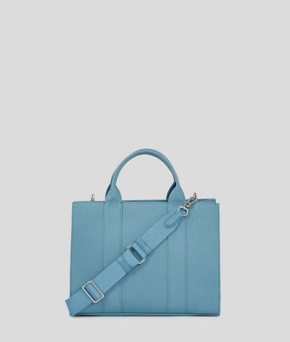 KarlLagerfeld Rue St-Guillaume Medium Square Tote Bag Dark Still Water