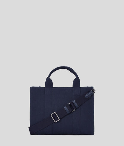 Rue St-Guillaume Medium Square Tote Bag Black Iris Black Iris