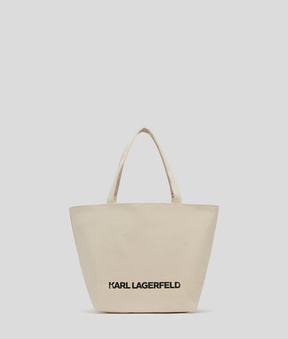 KarlLagerfeld Kheart Reversible Shopper Natural