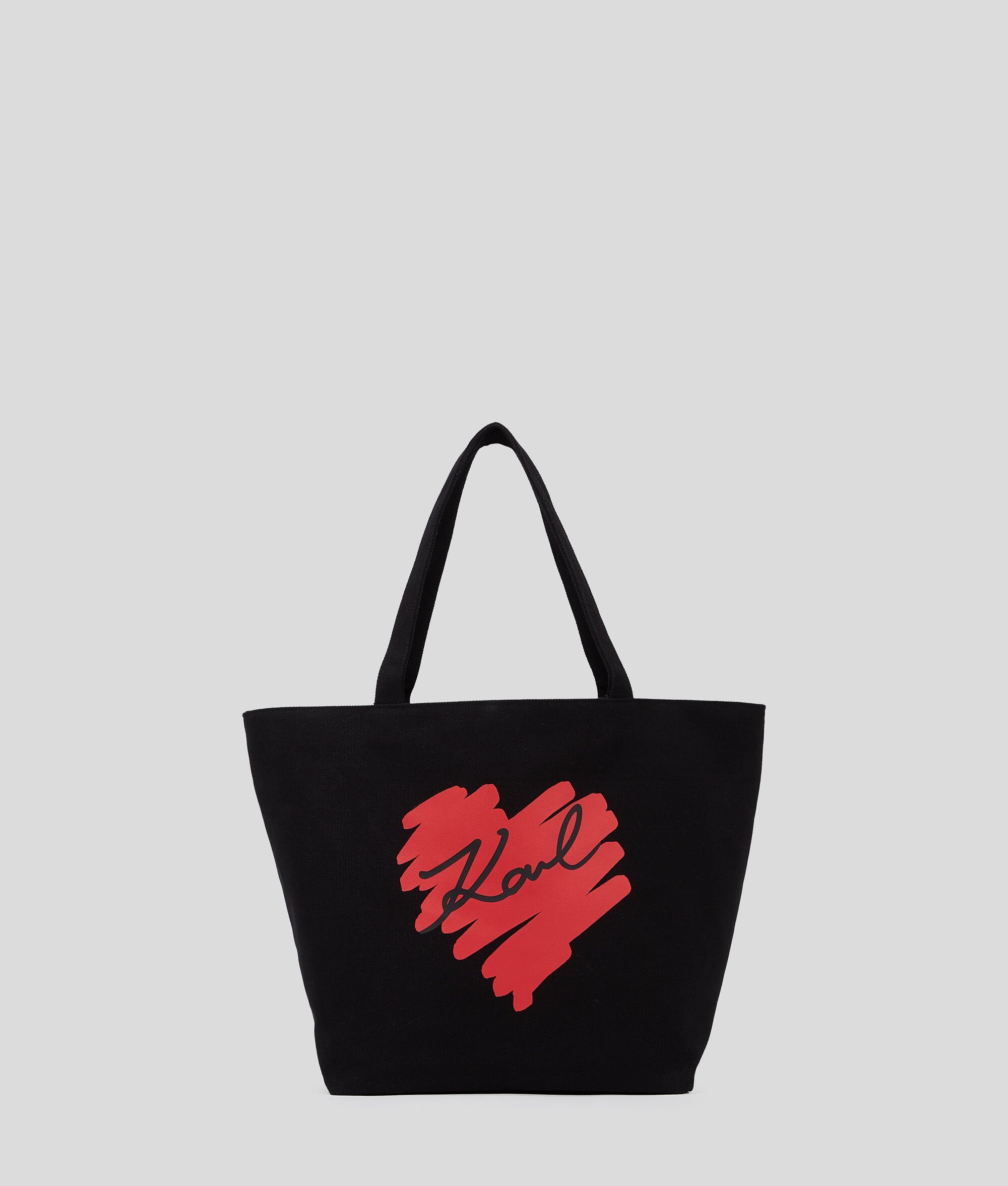 K/Heart Reversible Shopper Black Black