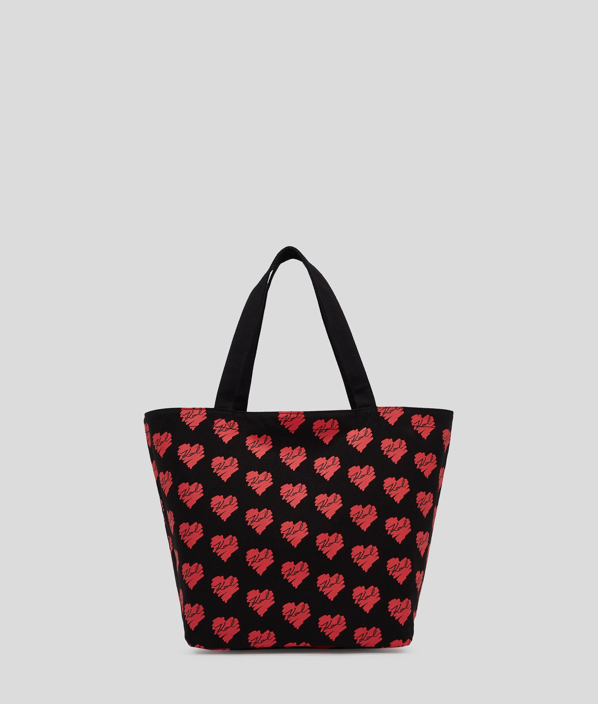 K/Heart Reversible Shopper Black Black
