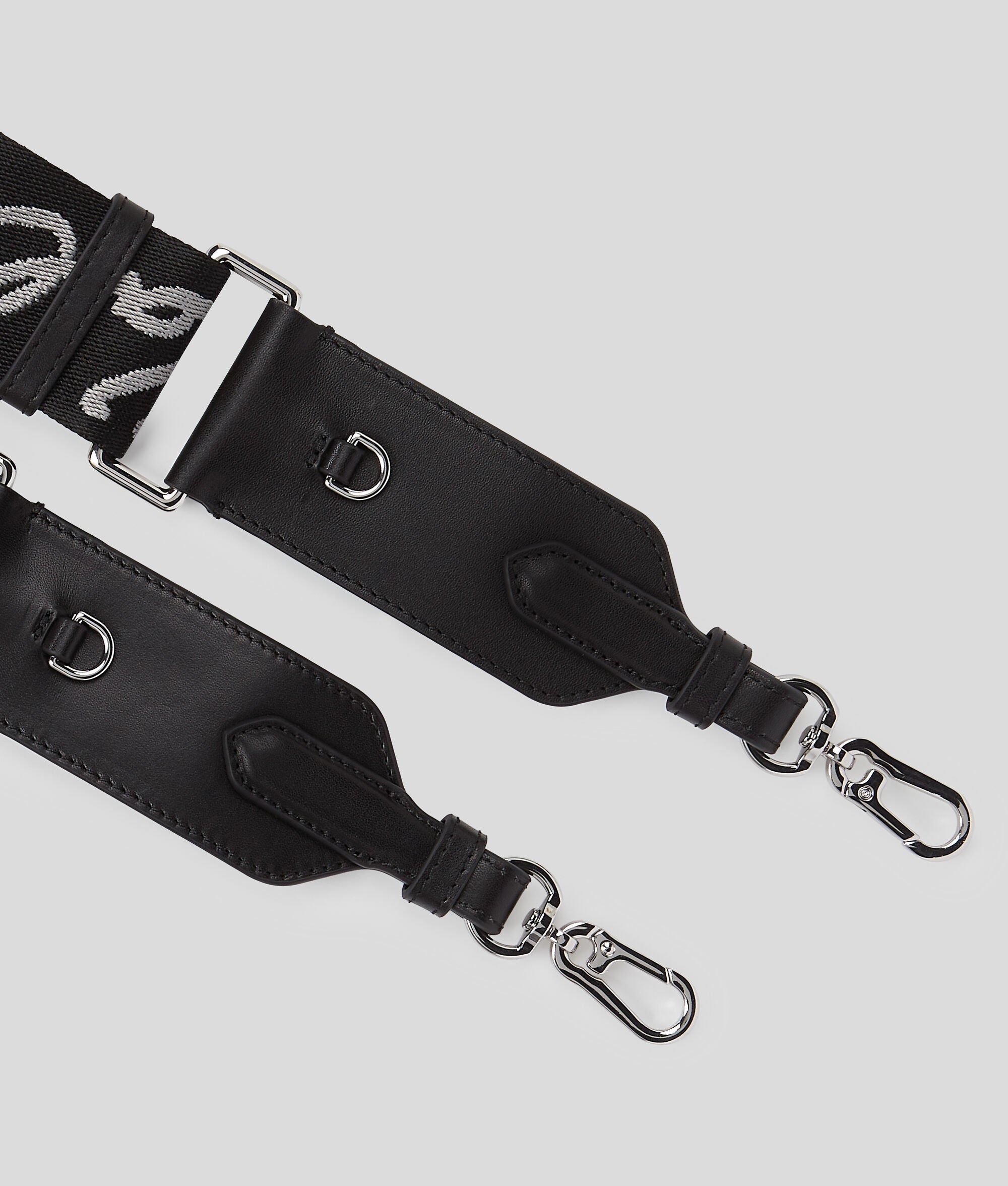 K/Signature Webbing Strap Black Black