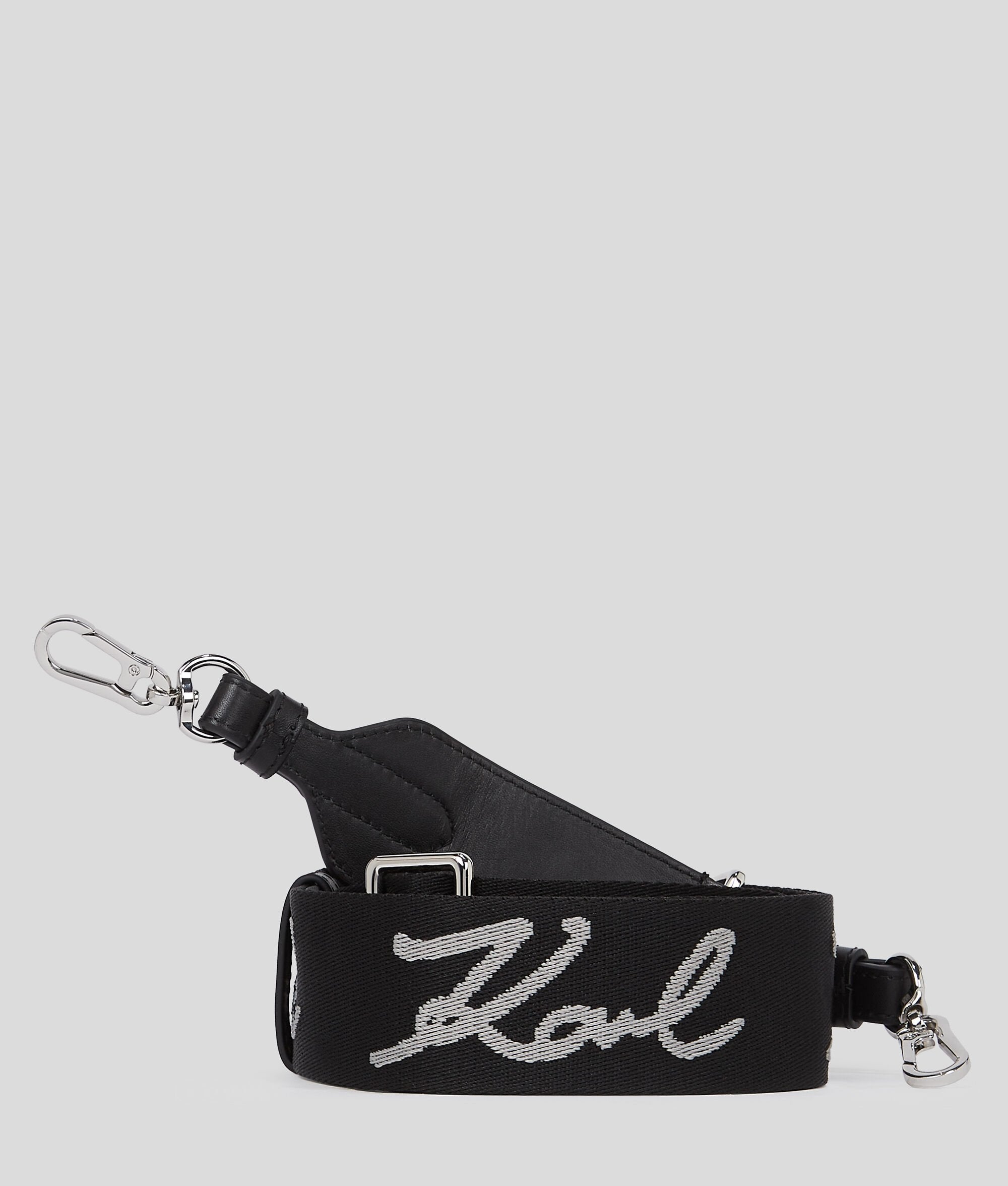 K/Signature Webbing Strap Black Black