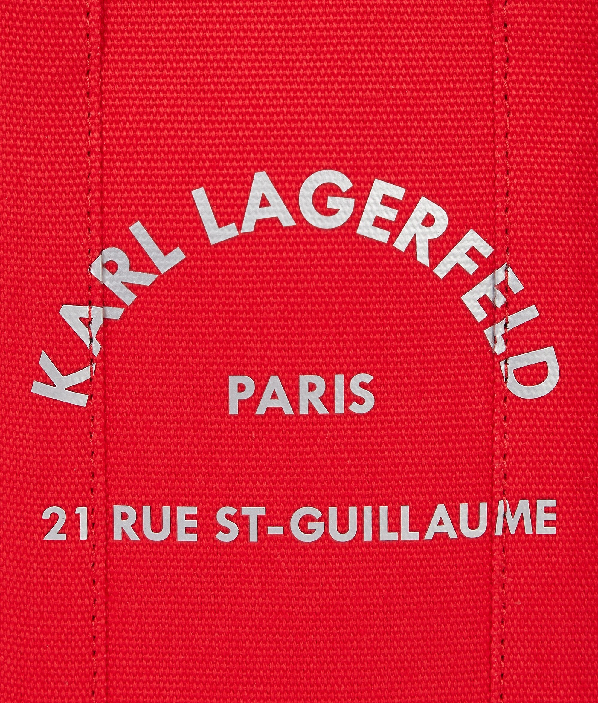 Rue St-Guillaume Square Small Tote Bag Racing Red Racing Red