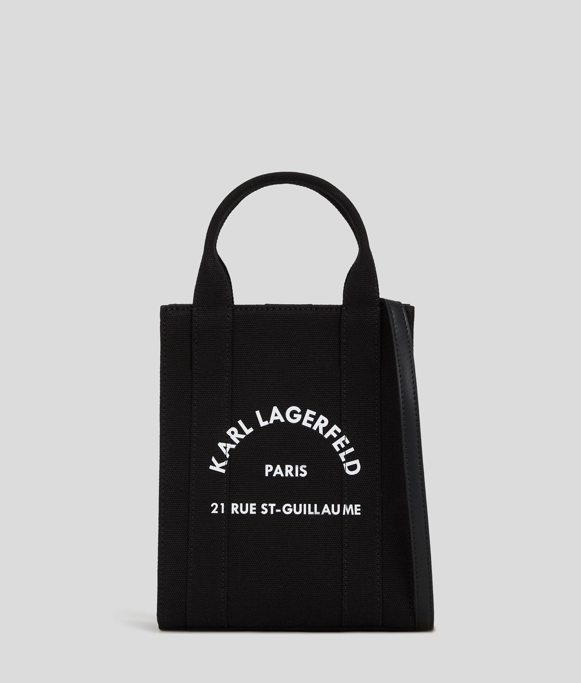 Rue St-Guillaume Square Small Tote Bag Black Black