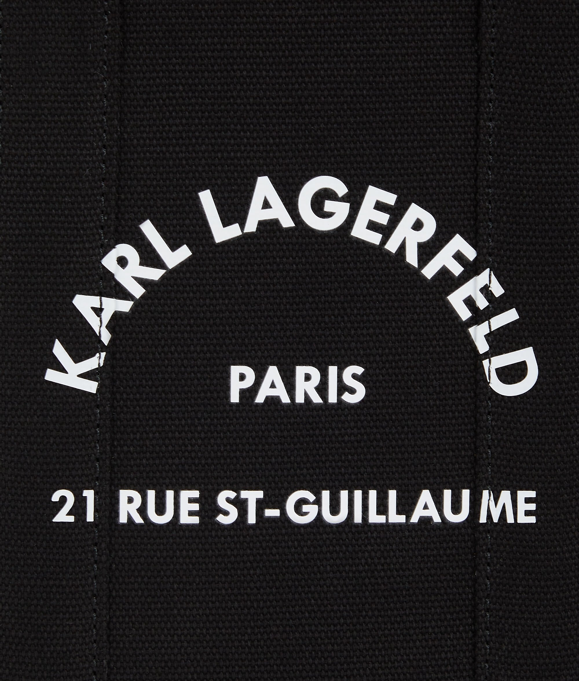 Rue St-Guillaume Square Small Tote Bag Black Black