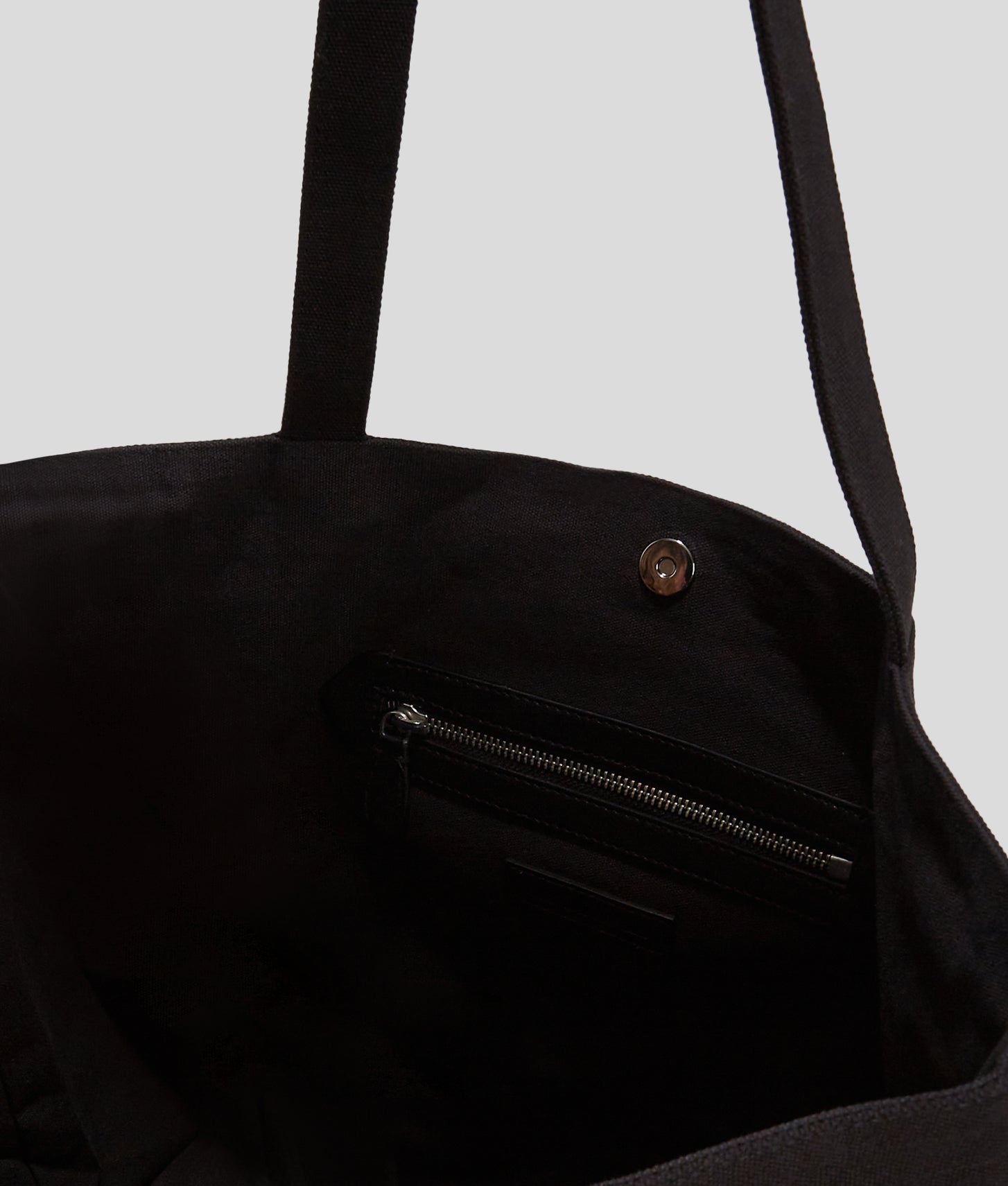 KarlLagerfeld Kessential Oversized Logo Shopper Black/White