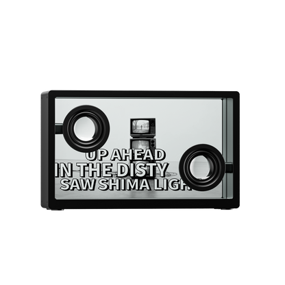MorningBlues Lyric SonicGlass A1 Transparent Speaker