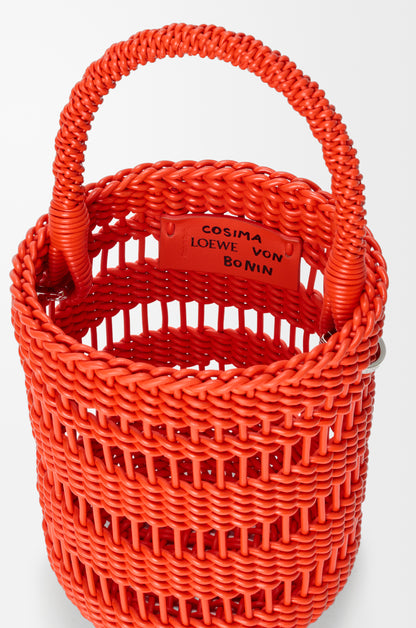 Loewe Weaved bucket in nappa leather