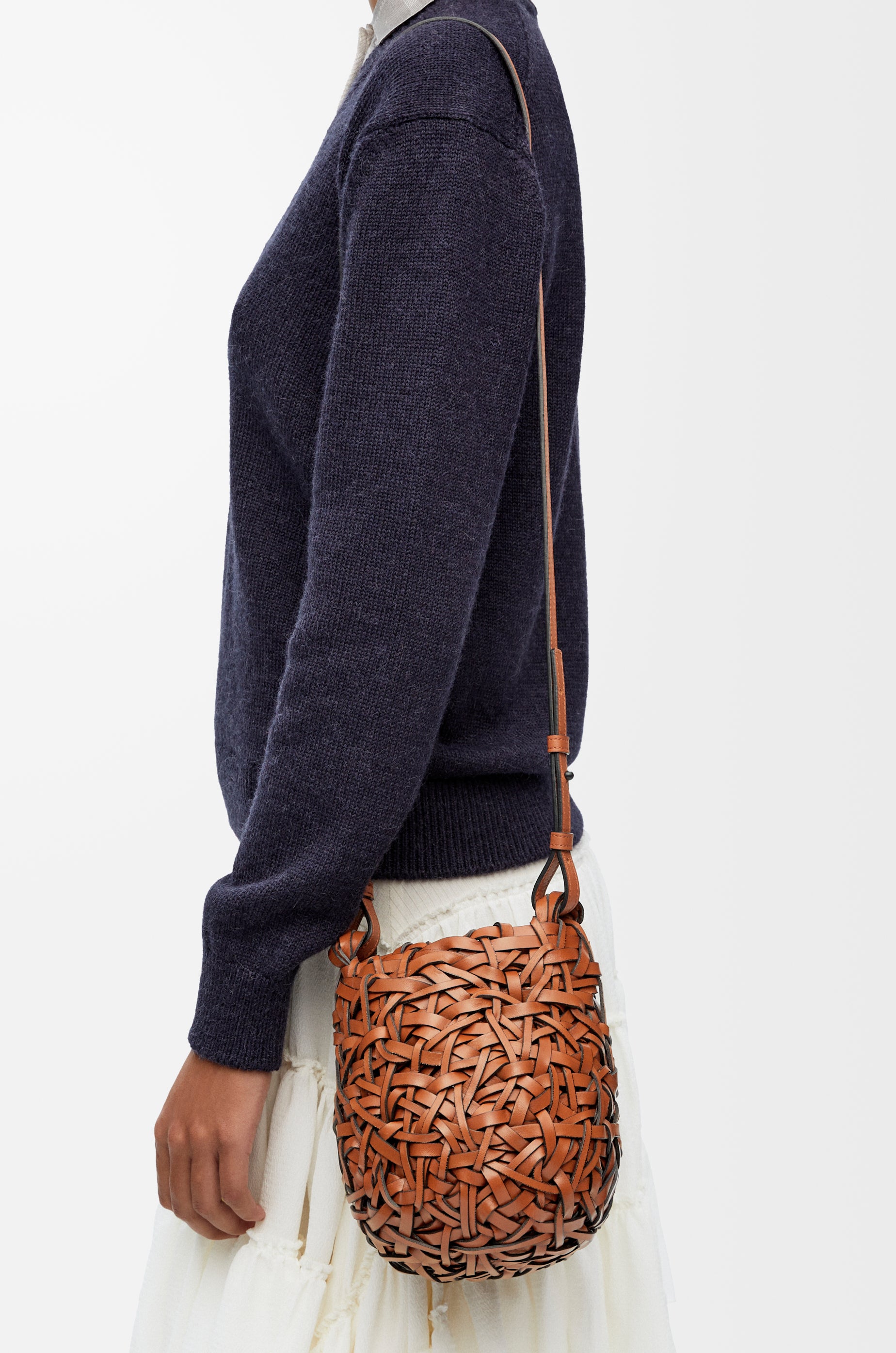 Loewe Small Nest Basket bag in calfskin