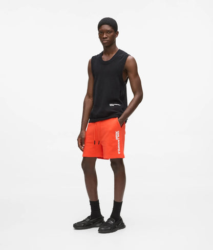 Karl Lagerfeld Logo Sweat Shorts Grenadine