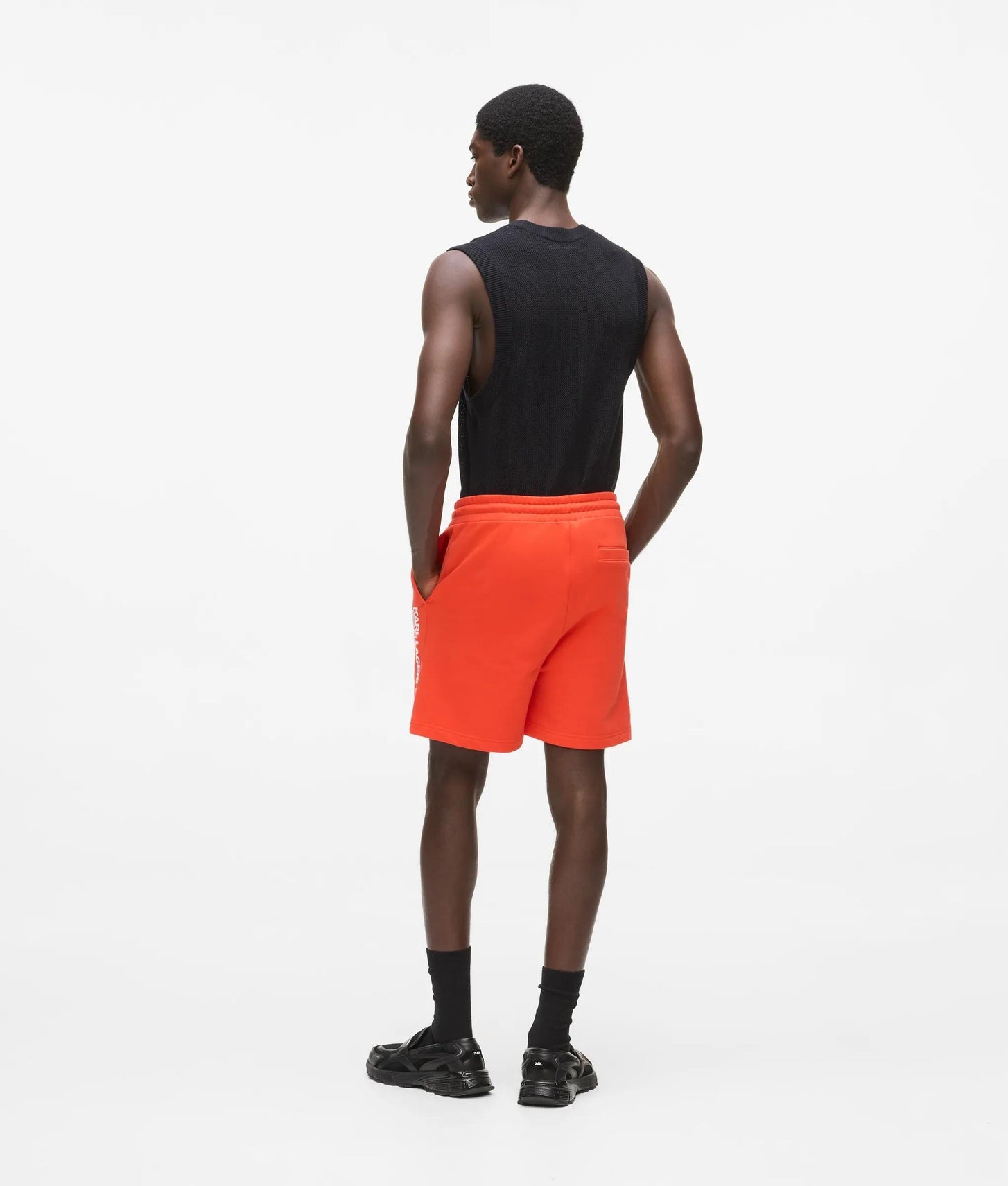 Karl Lagerfeld Logo Sweat Shorts Grenadine