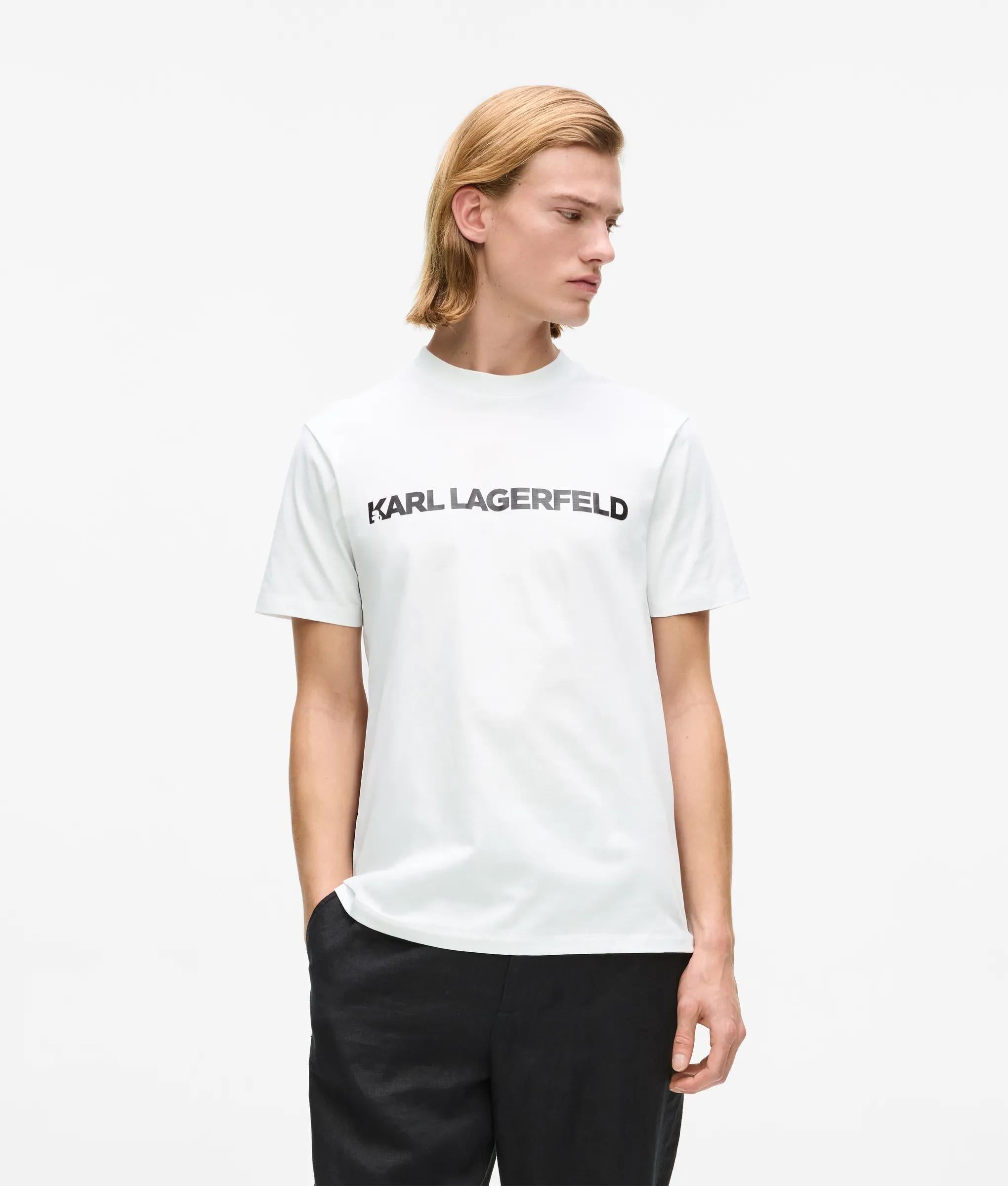 Karl Lagerfeld Logo T-Shirt White