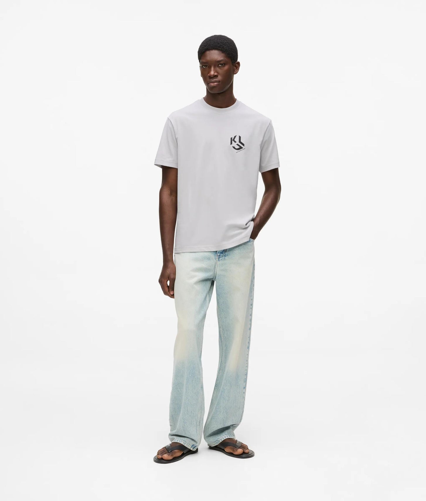 Karl Lagerfeld Monogram T-Shirt Micro Chip