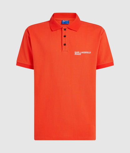 Karl Lagerfeld Logo Polo Shirt Grenadine