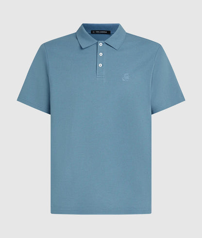 Karl Lagerfeld Kameo Polo Shirt Coronet Blue