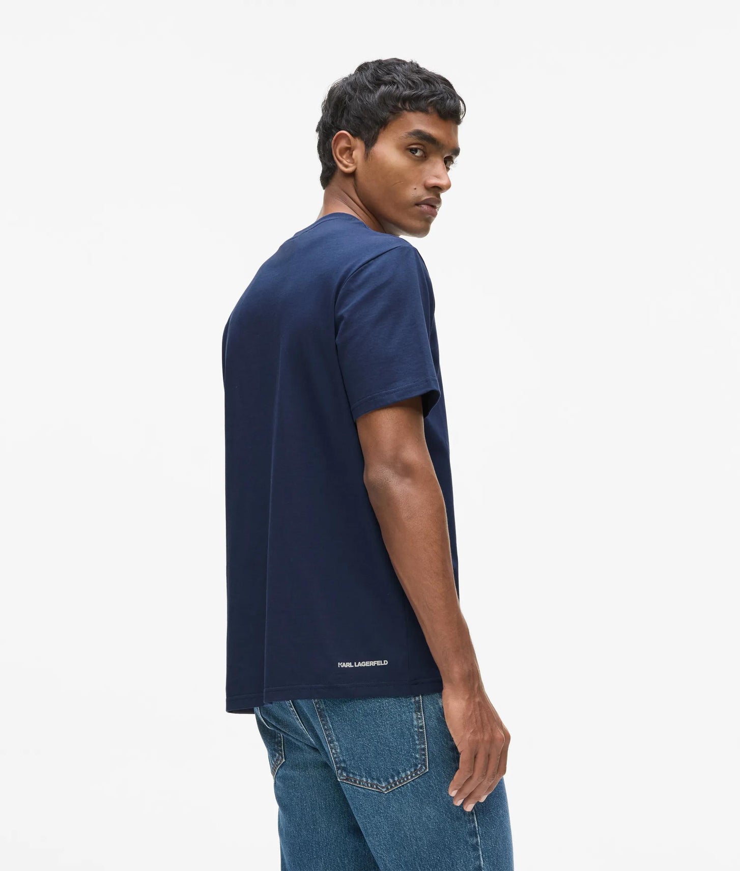 Karl Lagerfeld Ikon T-Shirt Medieval Blue