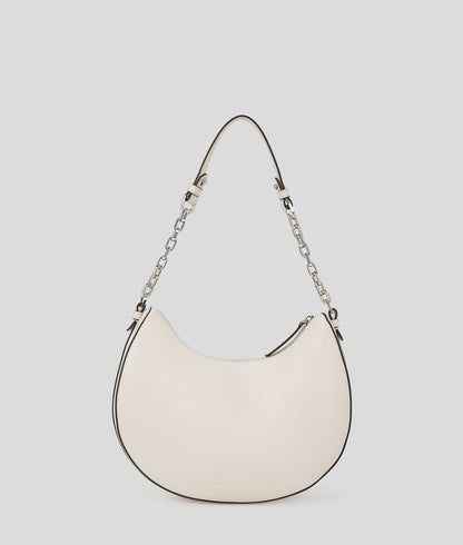 KarlLagerfeld Kautograph Moon Shoulder Bag Cement