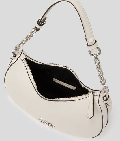 KarlLagerfeld Kautograph Moon Shoulder Bag Cement