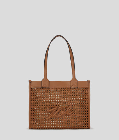 KarlLagerfeld Kskuare Medium Tote Bag Dark Tan