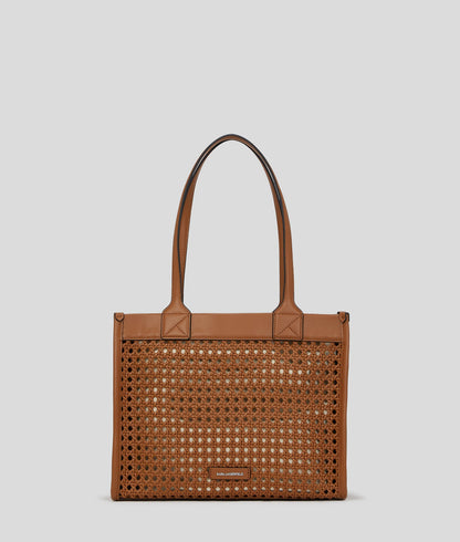 KarlLagerfeld Kskuare Medium Tote Bag Dark Tan