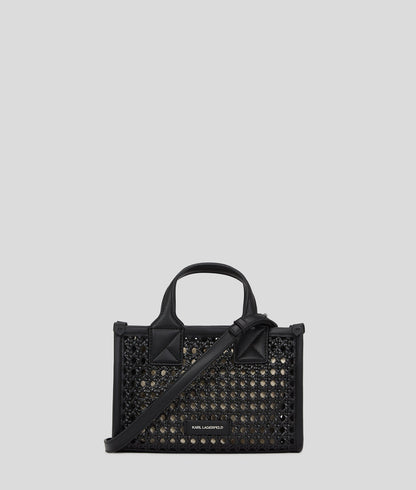 KarlLagerfeld Kskuare Small Tote Bag Black-Nickel