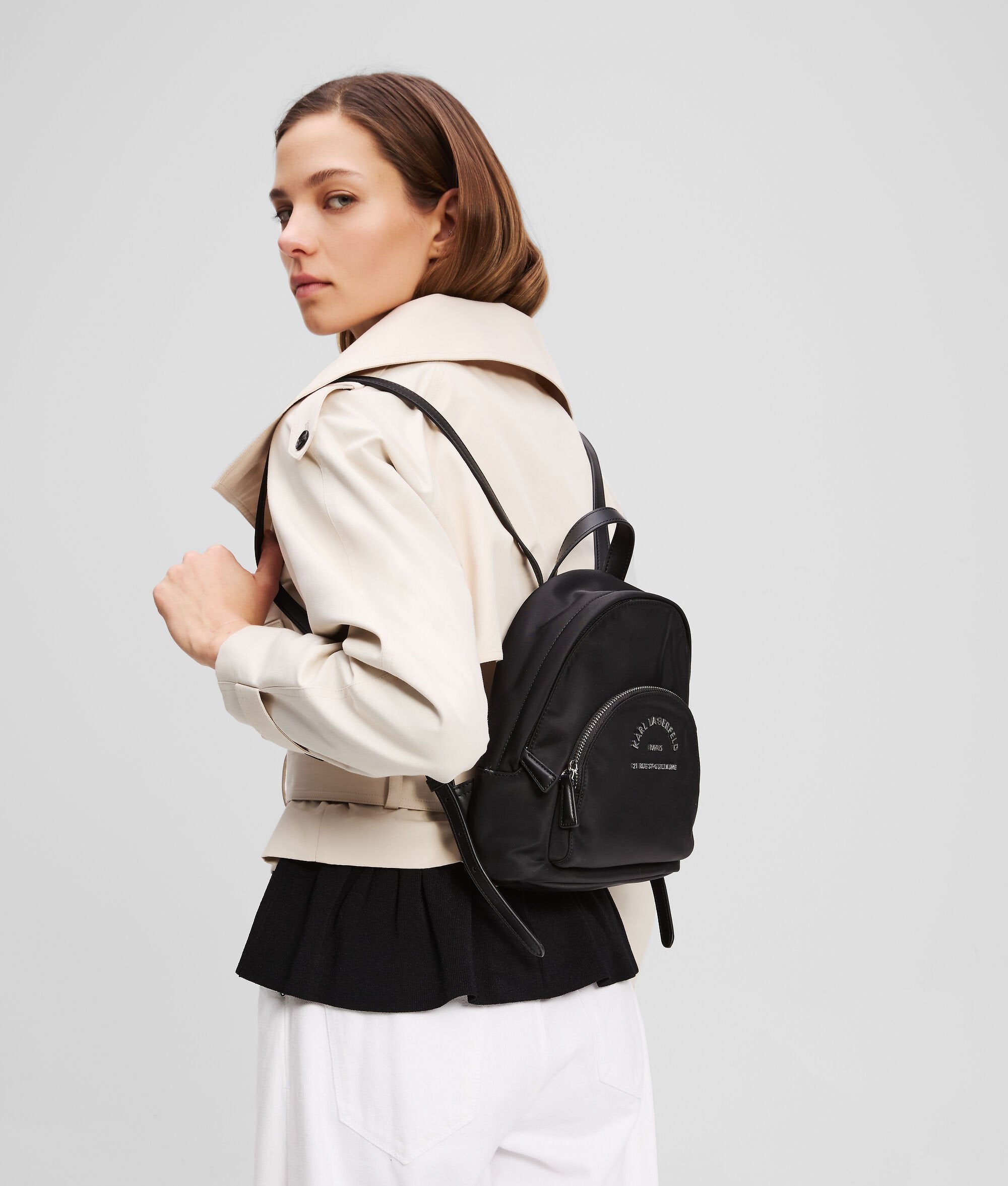 Rue St-Guillaume Small Backpack Black Black
