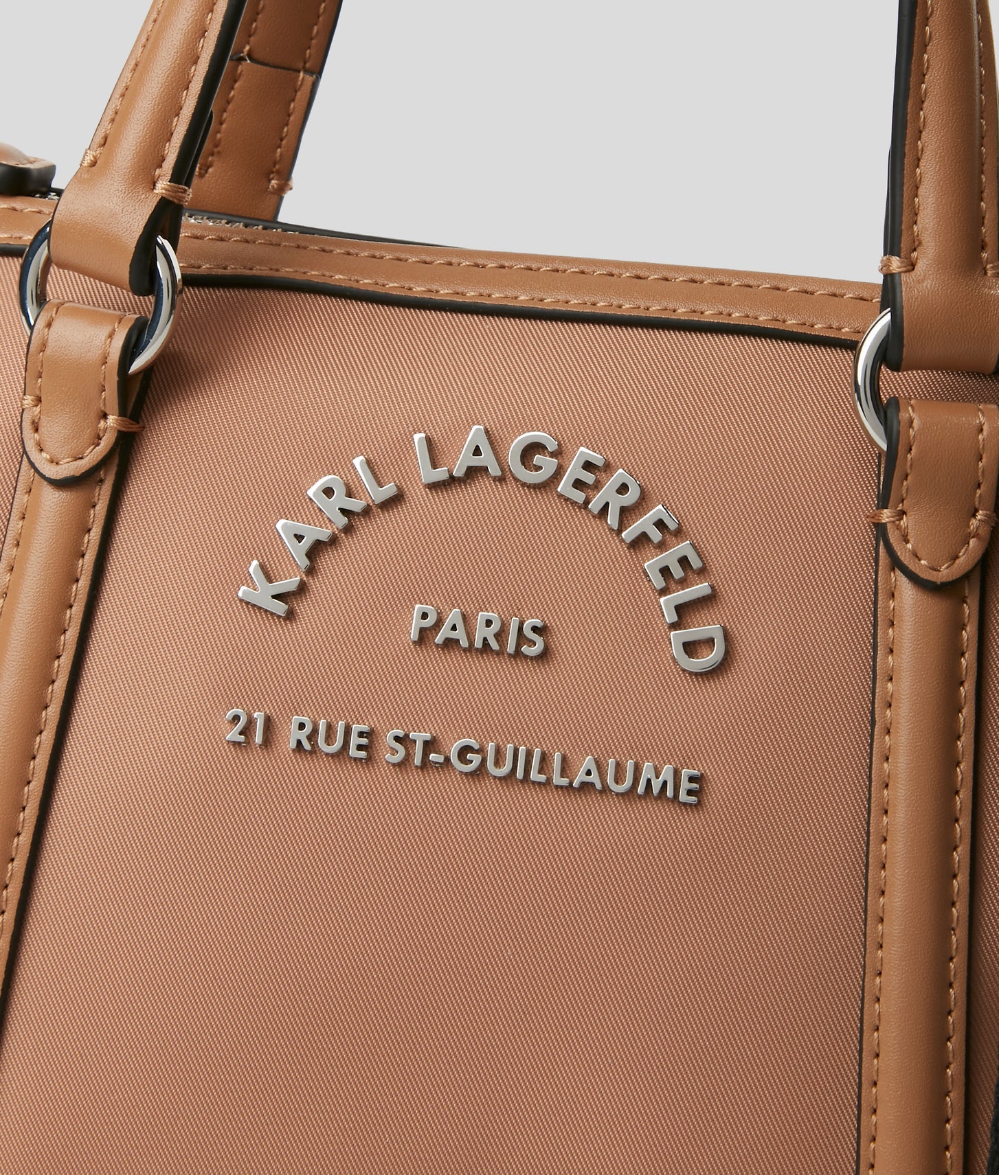 KarlLagerfeld Rue St-Guillaume Mini Tote Bag Clay