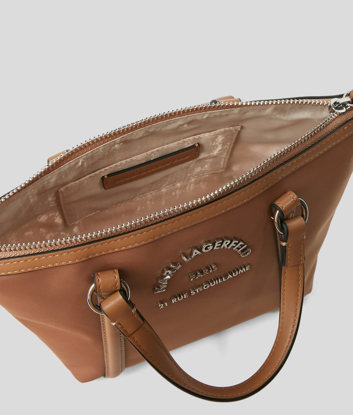 KarlLagerfeld Rue St-Guillaume Mini Tote Bag Clay