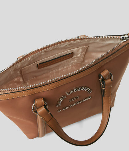 KarlLagerfeld Rue St-Guillaume Mini Tote Bag Clay