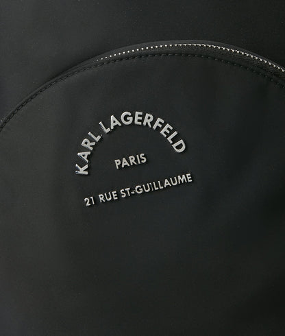 KarlLagerfeld Rue St-Guillaume Medium Backpack Black