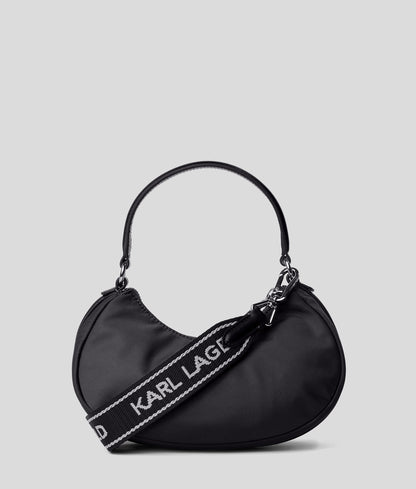 Rue St-Guillaume Moon Crossbody Bag Black Black