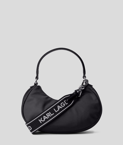 KarlLagerfeld Rue St-Guillaume Moon Crossbody Bag Black