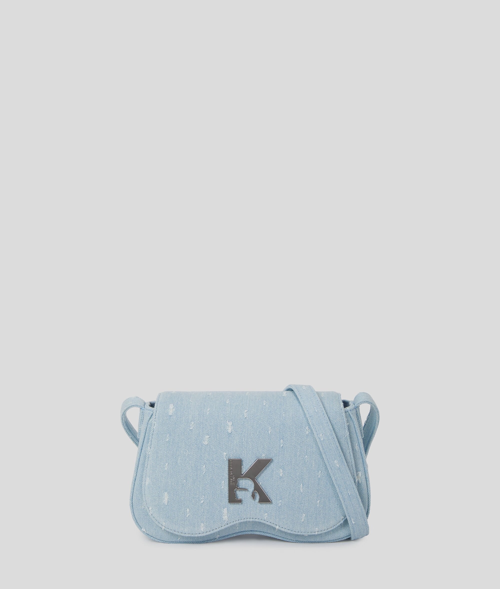 Sunglasses BouclŽ Crossbody Bag Washed Blue Boucle Washed Blue Boucle