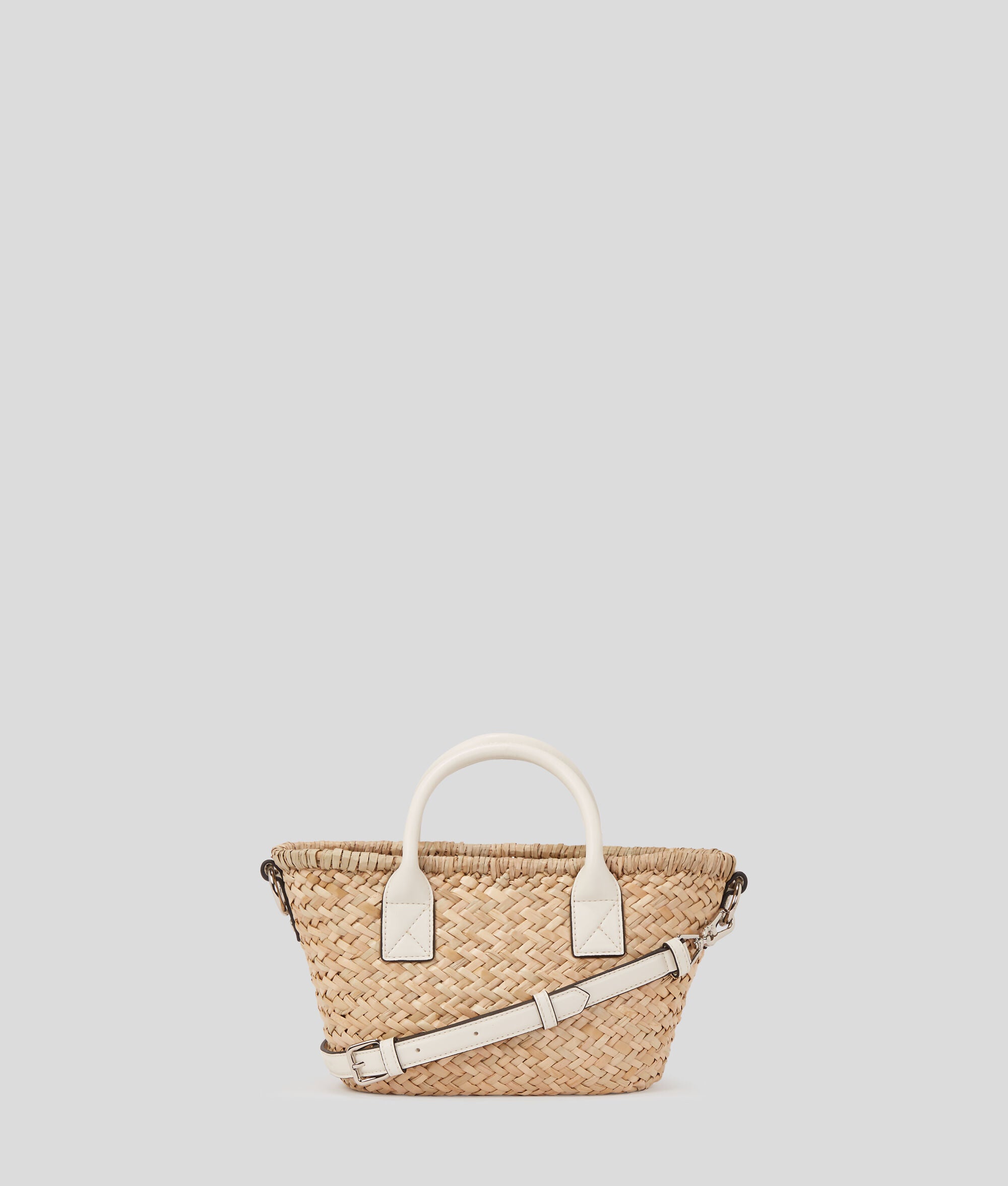 K/Signature Small Raffia Tote Bag Natural - Cementhe Natural - Cementhe