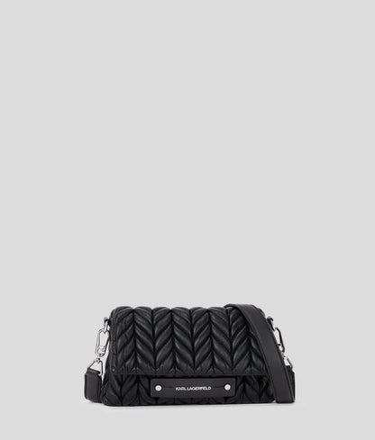 K/Weave Crossbody Bag Black-Nickel Black-Nickel