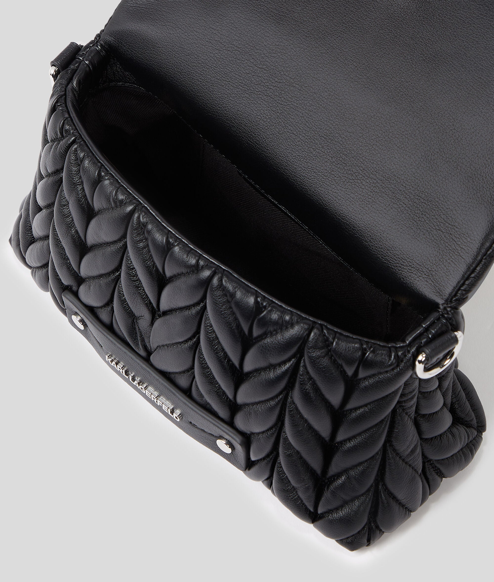 K/Weave Crossbody Bag Black-Nickel Black-Nickel