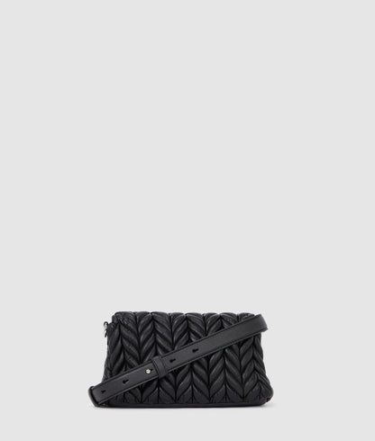 KarlLagerfeld Kweave Crossbody Bag Black-Nickel