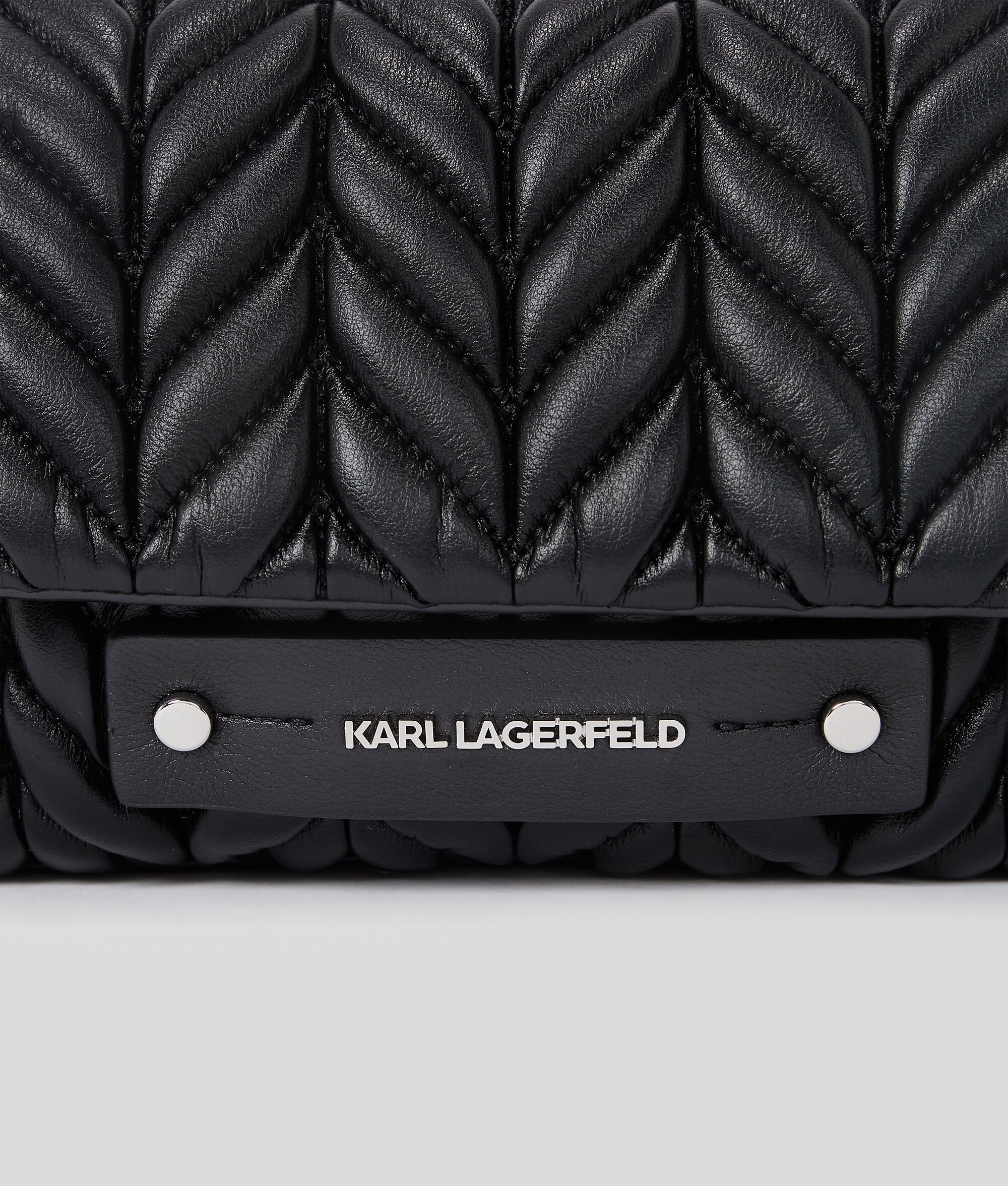 K/Weave Crossbody Bag Black-Nickel Black-Nickel