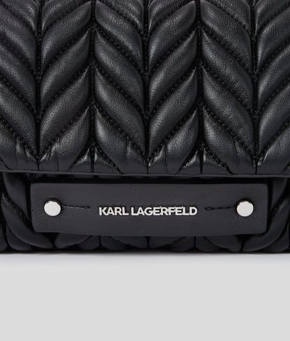 K/Weave Crossbody Bag Black-Nickel Black-Nickel